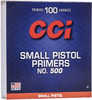 CCI Standard Pistol Primers 500 Small 1000 ct. HAZ Model: 14