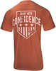 Glock Carry With Confidence Rust Orange Large Short Sleeve Shirt