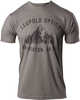 Leupold 179107 Hometown T-Shirt Gray Medium Short Sleeve