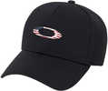 Oakley Tincan Cap Polyester/Elastane Large/X-Large Black With American Flag Icon