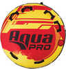 Aqua Pro 60" One-Rider Towable TubeFeatures:Have a Blast on the Water!Single rider deck styleEasy-grip, deluxe nylon padded handlesRugged double-stitch nylon cover and heavy-duty internal air bladderT...