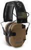 Walker's GWP-RSEMPAT-BB Razor Patriot Muff 23 Db Over The Head Polymer Battle Brown Ear Cups With Black Headband & White