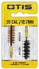 Otis FG350Nb Bore Brush Set 50 Cal/12.7mm 8-32 Thread 2" Long Bronze/Nylon Per Pkg