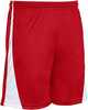 Champro Adult Sweeper Soccer Shorts Scarlet White Large