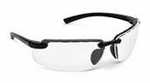 Walker's 8261 Premium Glasses Black Frame Clear Anti-Fog Lens Microfiber Bag Included 1 Pair 