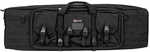 G*Outdoors DRC42 Double Rifle Case Black 600D Polyester With 2 Padded Pistol Sleeves, MOLLE Webbing & Lockable Zippers 4