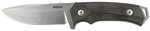 WOOX Knife Rock 62 Fixed Blade 4.25" Grey MICARTA Plain HNDL