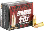 9mm Luger 125 Grain solid 20 Rounds Fort Scott Munitions Ammunition