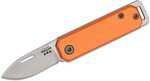 Bear & Son Slip Joint Folder 1.5" Orange/SS Aluminum Handle
