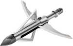 Bloodsport Gravedigger Hybrid Mechanical Chisel Tip Stainless Steel Blades Silver 100 Gr 3 Broadheads