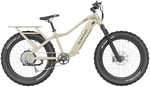 QuietKat Ranger Bike Sandstone Medium 5'6" to 6'/ Shimano 7-speed/750 Watt Hub-Drive Motor