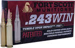 Fort Scott Munitions TUI Ammo Is a Match-Grade Bullet Made Of Solid Copper And engineered To Tumble Upon Impact providing Devastating Stopping Power. While Designed as Precision Ammo For Rifle Hunters...