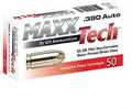 Brand Style: Maxx Tech Bullet Style: Full Metal Jacket (FMJ) Bullet Weight (Grains): 95 Cartridge: AOO_380 Auto (ACP) Muzzle Velocity (Feet Per Second): 1055 Rounds: 50 Manufacturer: Maxx Tech Model:
