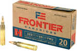 Hornady 223 Remington Frontier Cartridge Military Grade 55 Grains Full Metal Jacket Ammo 20 Round Box Md: FR100