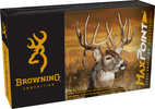 Browning Max Point Rifle Ammunition Is Designed Specifically For Hunting Medium-Sized Big Game, including Whitetail Deer, Mule Deer, And Pronghorn. Max Point Bullets Are meticulously manufactured, Des...
