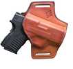 Edgewood Shooting Bags Compact Outside The Waistband Belt Holster Ruger LC9 Brown Right Hand