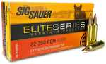 Sig Sauer Elite Varmint & Predator Rifle Ammunition 22-250 Remington 40 Grain PT 3975 Fps 20 Rounds