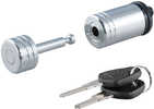 CURT Coupler Lock - 1/4" Pin - 7/8" Latch Span - Barbell - Chrome