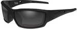 Wiley X Tide Black Ops Sunglasses - Smoke Grey Lens Matte Frame