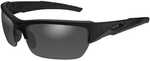Wiley X Valor Black Ops Polarized Sunglasses - Smoke Grey Lens Matte Frame