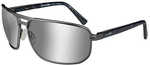 Wiley X Hayden Sunglasses - Polarized Silver Flash Lens - Grey Frame