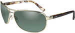 Wiley X Klein Sunglasses - Polarized Smoke Green Lens - Gold Frame