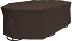 6-Chair 600 Denier Rip Stop Patio Dining Set CoverAll True Guard Patio &amp; Grill Covers are made with 600 denier ripstop material in a rich dark brown color that accents most patio furniture on the ...
