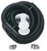 3/4 inches x 5 feet, bilge pump hose kit, includes plastic bilge hose, plastic thru-hull fitting & 2 stainless steel clamps, for use above waterline only.