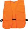 Safety out in the field is very important. The Blaze Orange Safety Vest for Hunters is constructed of quiet polyester and features a hook and loop closure and side adjustment straps so you can change ...
