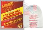 Air activated adhesive toe warmers. Provides up to 6 hours of heat.