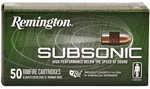 Remington Subsonic 22 LR 40 Grain Copper Plated Hollow Point 50 Round Box 21135