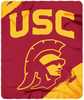 USC Trojans Painted Fleece Throw