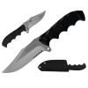 Defcon TD006 Fixed Blade 9.0 in D2 Comboedge G10 Handle