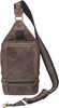 Gun Toten Mamas / Kingport GTMCZY108 Sling Backpack Leather Brown Includes Standard Holster