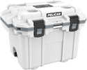 Pelican Elite Cooler, White/Gray, 25.30" x 19.00" x 18.50" 30Q-1-WHTGRY