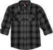 Hornady Gear 32223 Flannel Shirt Large Gray/Black, Cotton/Polyester, Relaxed Fit Button Up
