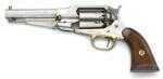 Taylor/Pietta 1858 Remington Navy .36 Caliber Stainless Steel 6.5" Barrel Cap and Ball BP Revolver