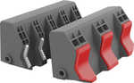 Real Avid AVSFJPF Smart-Jaws Tube-Fit Sleeves Reversible Gray/Red Rubber Overmold & Steel Side, Fits Master Gun Vise