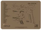 Cerus Gear 3mm Promats 12" x 17" For Glock Gen4 Schematic Coyote