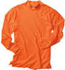 Beretta Men's Mock Turtleneck Long Sleeve Orange Small