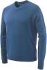 Beretta Men's Classic V-Neck Sweater in Blue Size Medium