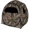Type/Color: Ground Blind/MOBU Country Size/Finish: 60"X60" Floor, 66"Tall Material: 150 Denier Other FEATURES:: Spring Steel