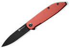 SENCUT Knife BOCLL II 2.96" Burgundy G10/Black Liner Lock Model: S22019-3