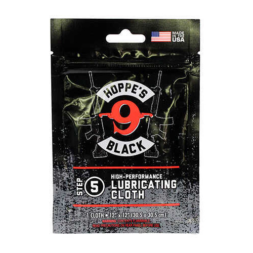 Hoppes Black Cloth Lubricated