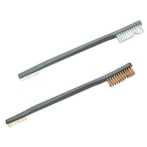 Otis Bore Brush .25 Caliber 2-Pk 1-Nylon 1-Bronze 8-32 Thread