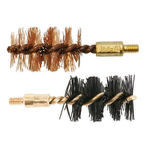 Otis Bore Brush .16 Gauge 2-Pack 1-Nylon 1-Bronze 8-32MM Thread