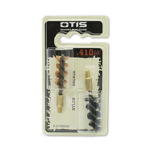 Otis FG541Nb Bore Brush Set 410 Gauge Shotgun 8-32 Thread 2" Long Bronze/Nylon