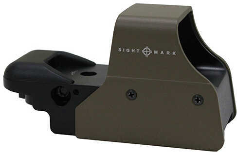 Sightmark SM26008DE Ultra Shot Plus 1x Illuminated 4 Pattern Red/Green CR123A Lithium Flat Dark Earth/Black Matte