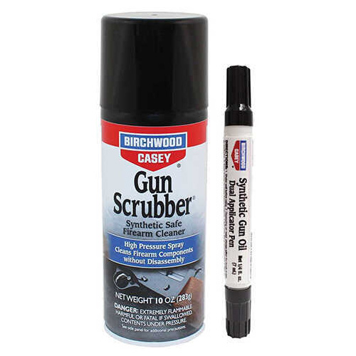 Birchwood Casey 33321 Gun Scrubber Oil Duel Applicator 10 oz Aerosol/ 1/4 FL Pen
