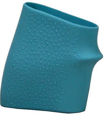 Hogue 18004 HandAll Jr. Grip Sleeve Most 22, 25, 38 Pistols Textured Rubber Aqua Blue